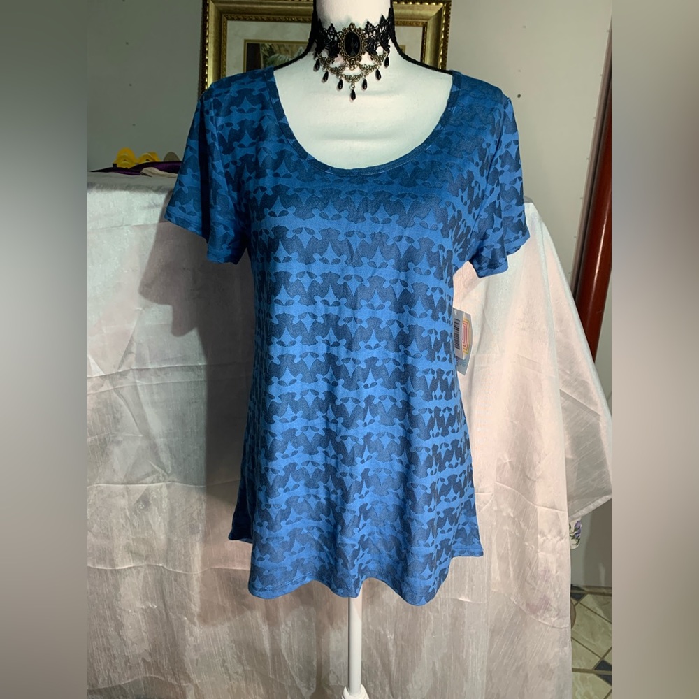 Lularoe Classic T Blue Top